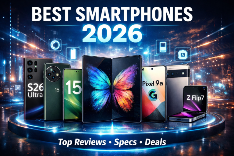 Best Smartphones 2026 – Samsung, OnePlus, Google Pixel, foldable phones, and top deals.